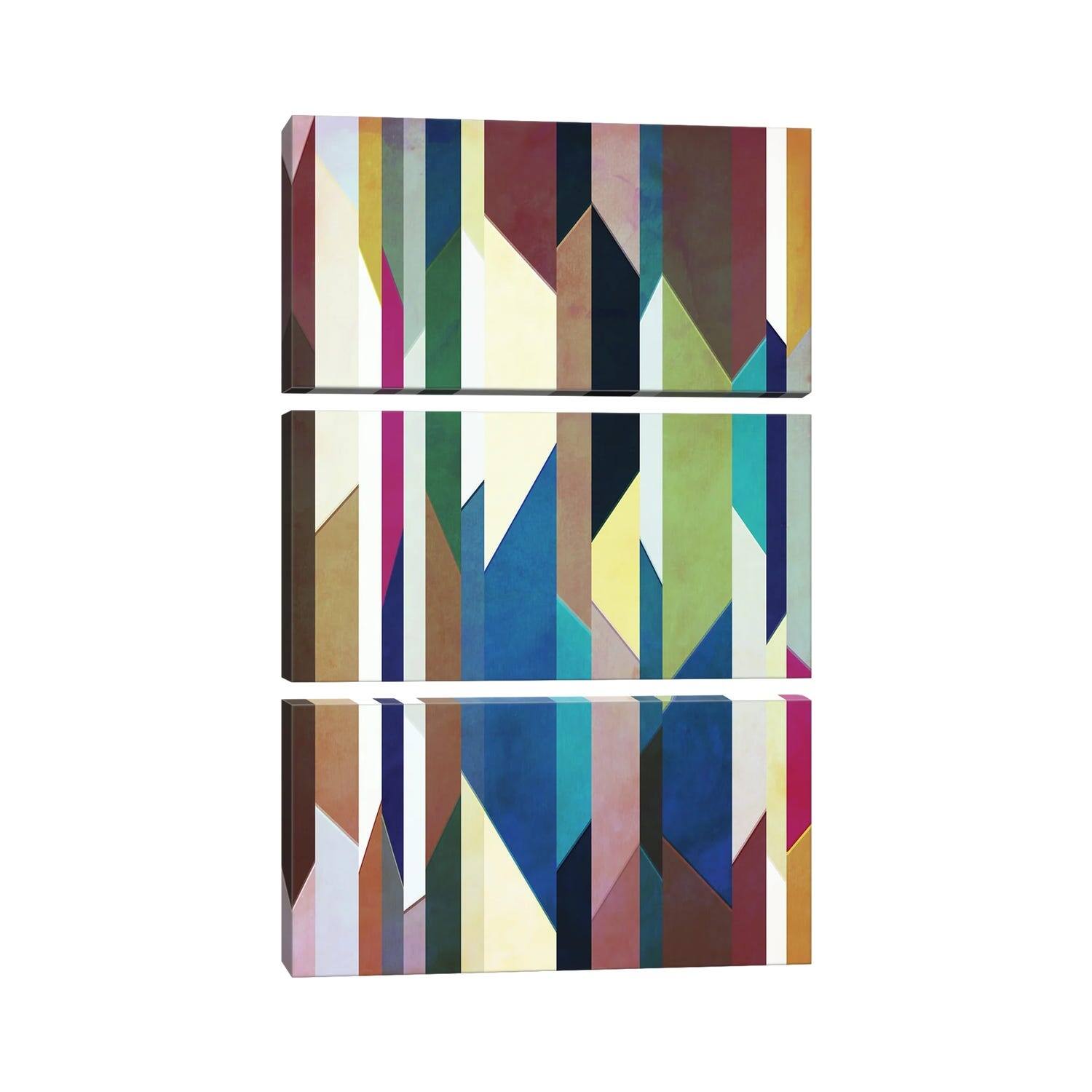 iCanvas "Vertical" by Angel Estevez 3Piece Canvas Wall Art Set Bed